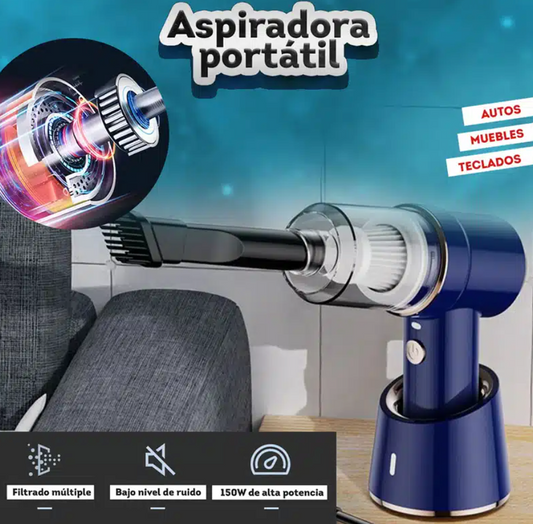 Aspiradora portátil 3 en 1 - Aspira, Infla y Sopla