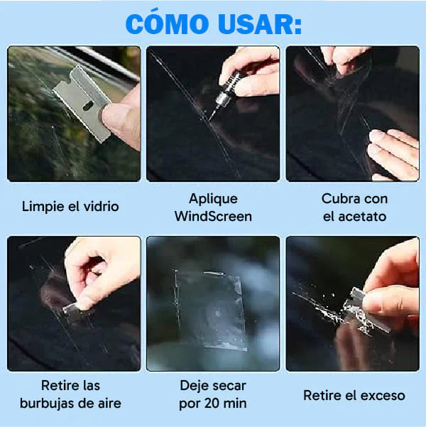 2x1 🚨REPARADOR DE VIDRIOS - ¡HAZLO TU MISMO!