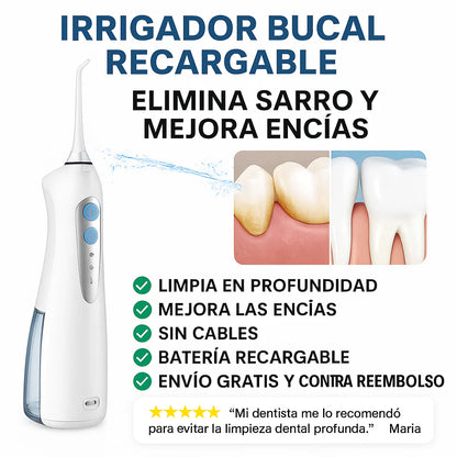 Irrigador Bucal Recargable - Mejora tu salud dental